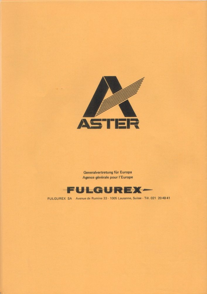 Aster Fulgurex BR 01 Betriebsanleitung Seite 4