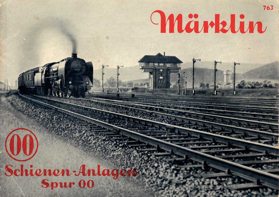Märklin Schienen-Anlagen 763 Spur 00 1938