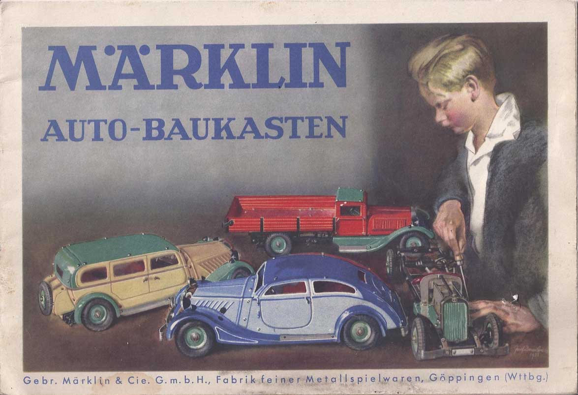 Märklin Auto-Baukasten Anleitungsbuch 1934 C95