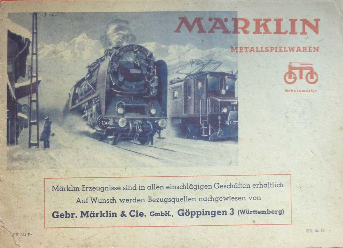 Märklin Kleinkatalog 1934 KK34 D